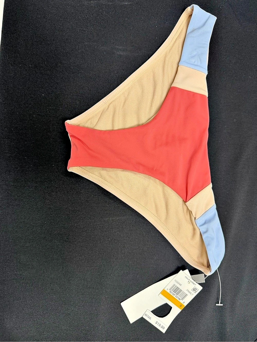 Hula Honey Color Block Bikini Bottom NWT